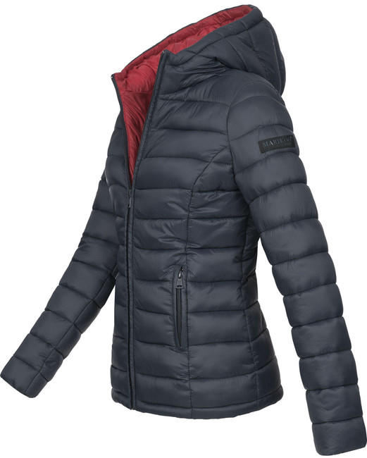 Marikoo Lucy giacca transitoria da donna con cappuccio, navy