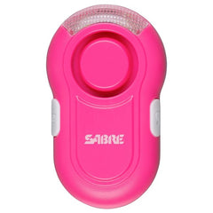 Sabre Red Personal Alarm Clip-On LED 120dB, Pink