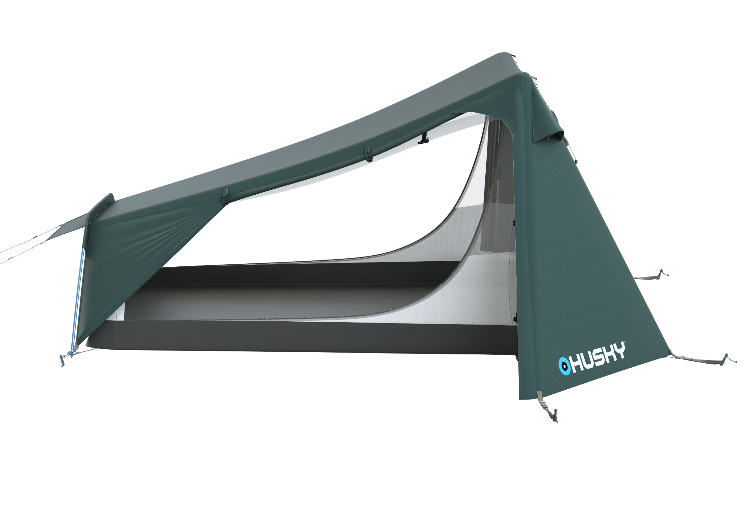 Husky Sawaj Peak 3 ultraľahký stan pre 3 osoby, dark green