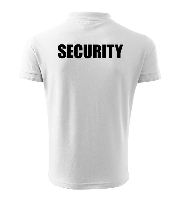 DRAGOWA Polo SECURITY, bianca