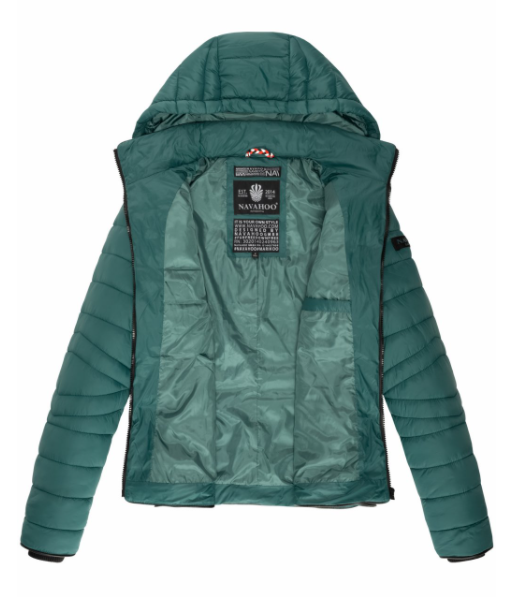 Navahoo Lulana giacca transitoria con cappuccio, verde oceano