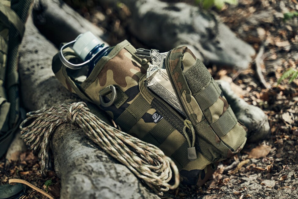 Brandit Molle Water Bottle Pouch II, Dark Camo