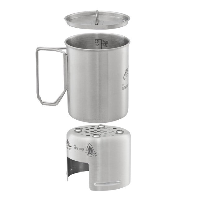 Helikon-Tex Pathfinder set da cucina e bottiglia in acciaio inox