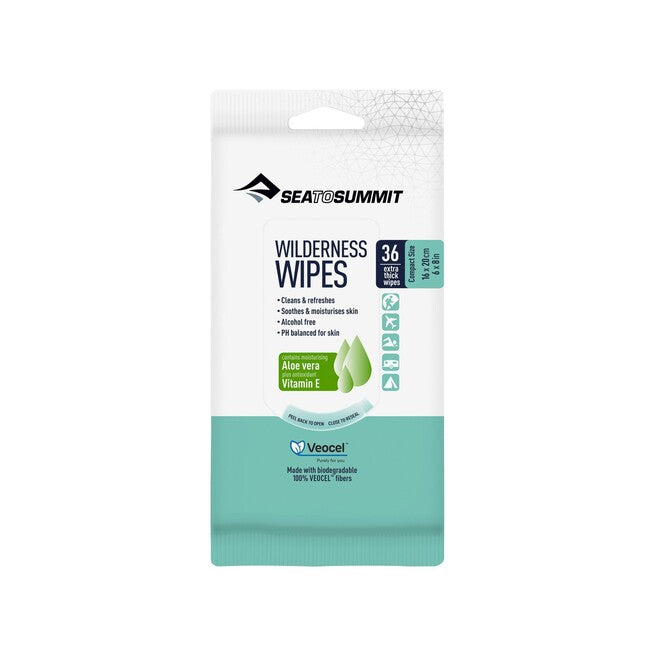 Sea to Summit Salviette Wilderness compatte, 12 pezzi