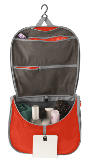 Sea to Summit Ultra-Sil borsa per cosmetici grande, arancione piccante
