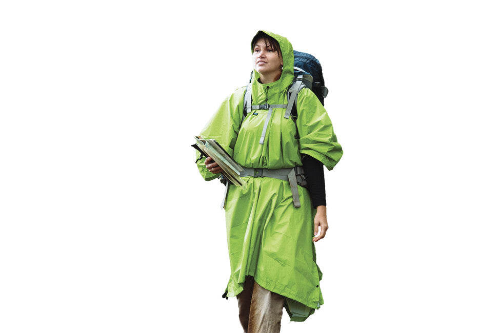Sea to Summit Poncho 70D Nylon, verde