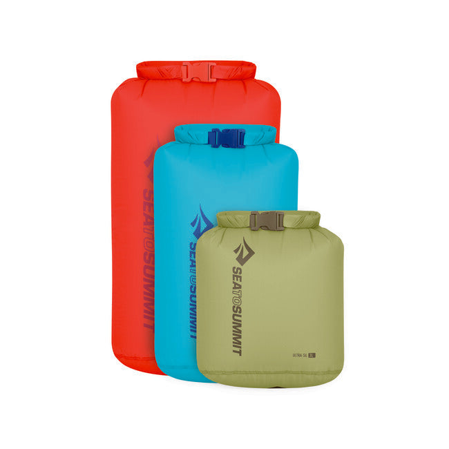 Sea to Summit Ultra-Sil set di borse impermeabili 3, 5, 8l, multicolore
