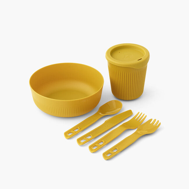 Sea to Summit Passage set di stoviglie, giallo, 6 pezzi, 1p