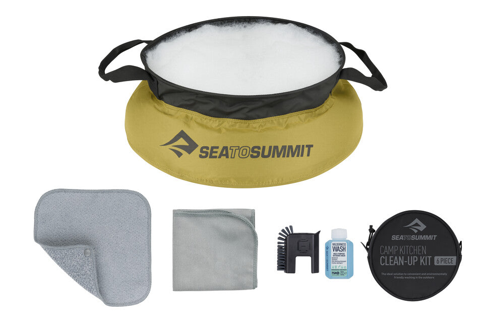 Sea to Summit Set per la pulizia della cucina Camp, 6 pezzi
