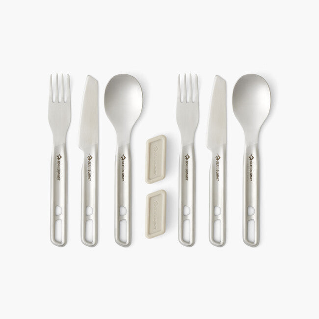 Sea to Summit Detour set di posate in acciaio inox 6 pezzi 2 pz.