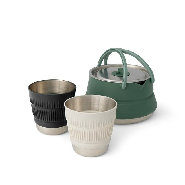 Sea to Summit Detour set di bollitori in acciaio inox, 3 pezzi, 2p