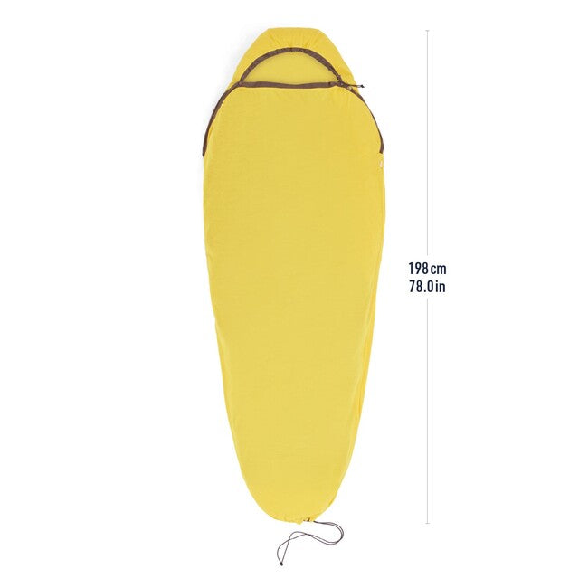 Sea to Summit Reactor fodera per sacco a pelo, giallo