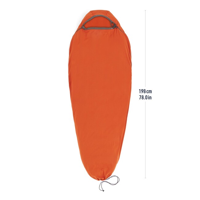 Sea to Summit Reactor fodera per sacco a pelo in pile, comfort, arancione