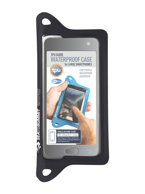 Sea to Summit TPU guida custodia impermeabile per telefono, xl, nero
