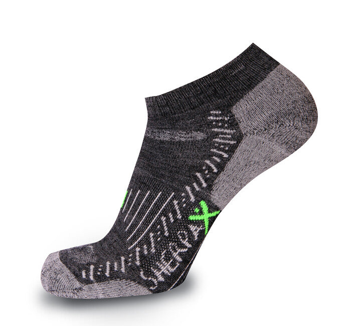 SherpaX ApasoX Calze Elbrus basse e sottili, grigie