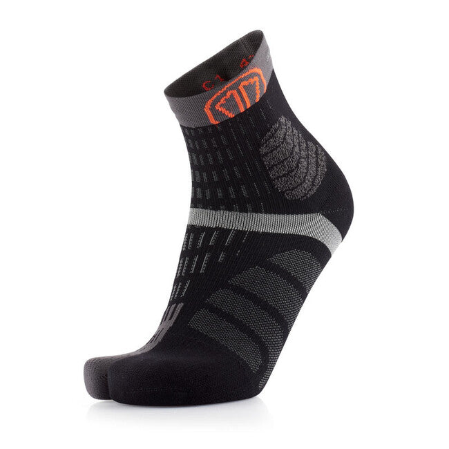 Sidas T-Free Trail calzini, nero/grigio