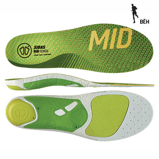 Sidas Run 3Feet Sense Mid solette per scarpe