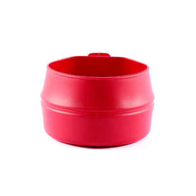 Tazza pieghevole verde rosso