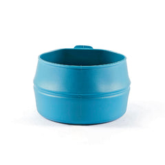 Tazza pieghevole verde blu