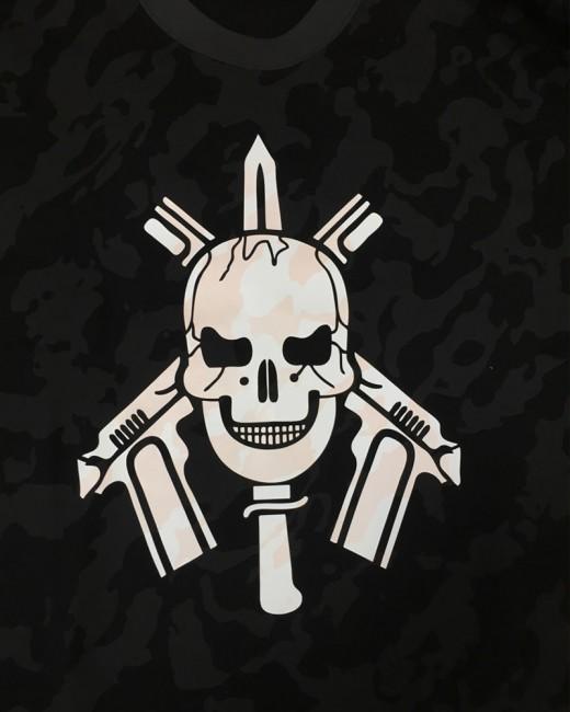 MFH maglietta mimetica, night camo guns, 170g/m2