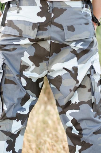 O&T Pantaloni da uomo BDU, skyblue