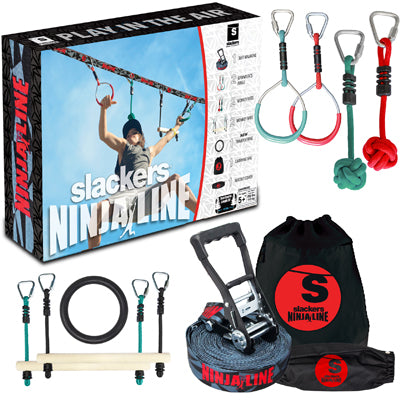 Slackers Ninja set di fannulloni su Slackline 11 m