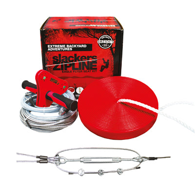 Slackers Zip Line Eagle si mettono alla guida della fannulloni