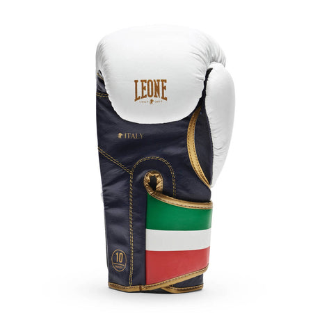 Leone Italy'47 guantoni da boxe, bianchi