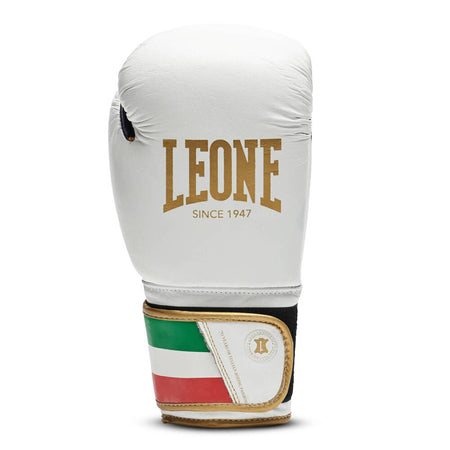 Leone Italy'47 guantoni da boxe, bianchi