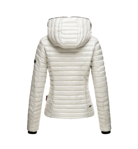 Navahoo Kimuk women's transitional jacket with hood, silver