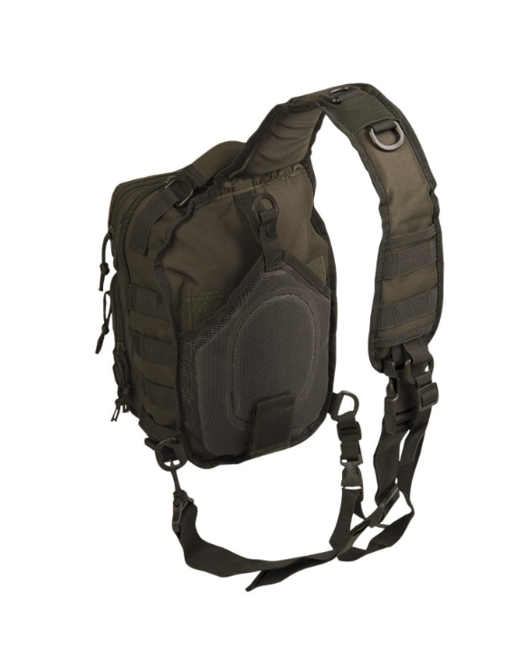 Mil-Tec Assault small zaino monospalla, oliva 10L