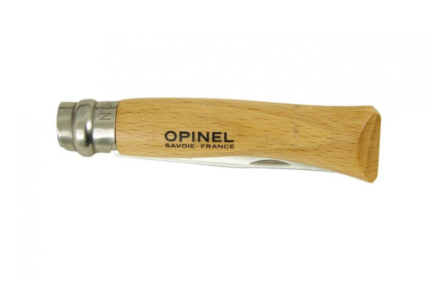 Opinel N7 coltello pieghevole inox, 18cm