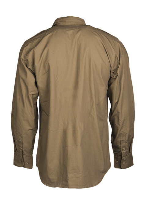 Mil-Tec Ripstop camicia a maniche lunghe, Coyote