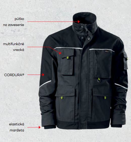 Rimeck Ranger giacca da lavoro in Cordura® da uomo, blu scuro