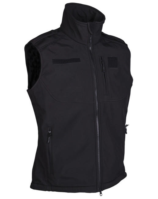 Mil-Tec gilet Softshell, nero