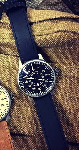 Mil-Tec Pilot Retro orologio, nero