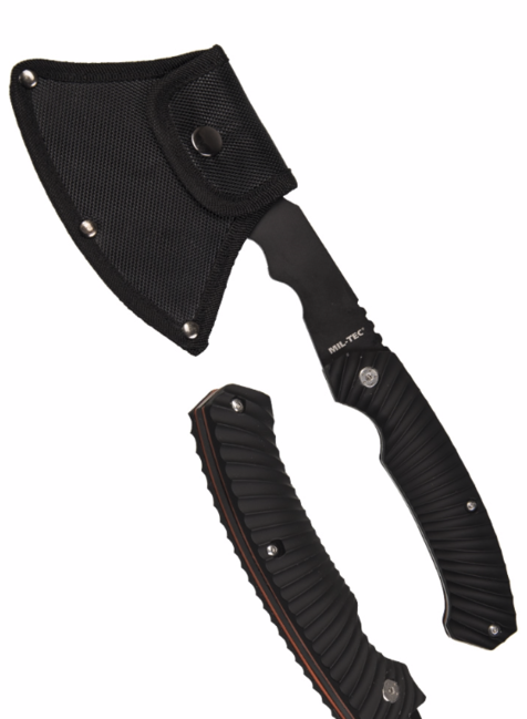 Mil-Tec ascia tattica, nera 32,5 cm