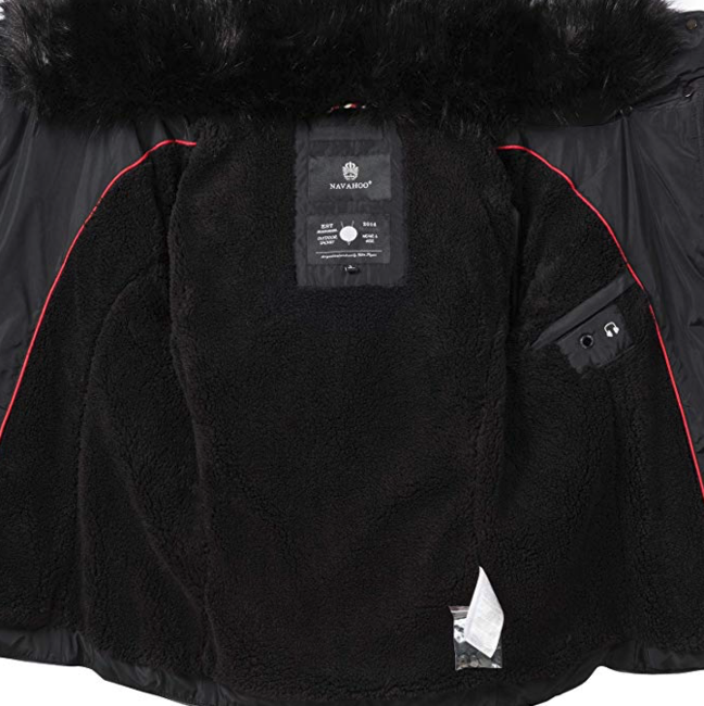 Navahoo Yuki2 giacca invernale da donna, nera
