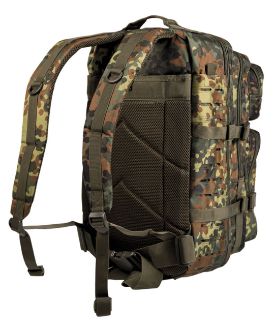Mil-Tec zaino US Assault Large Laser Cut, flecktarn, 36L