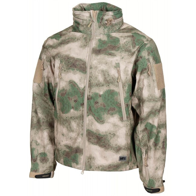 MFH Professional Scorpion giacca softshell, hdt-camo fg