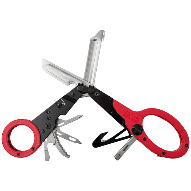 Sog Parashears multi-tool, rosso
