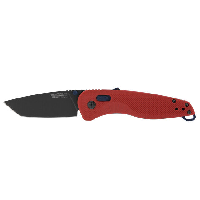 Sog Aegis At coltello da chiusura - tanto -, rescue red & indigo