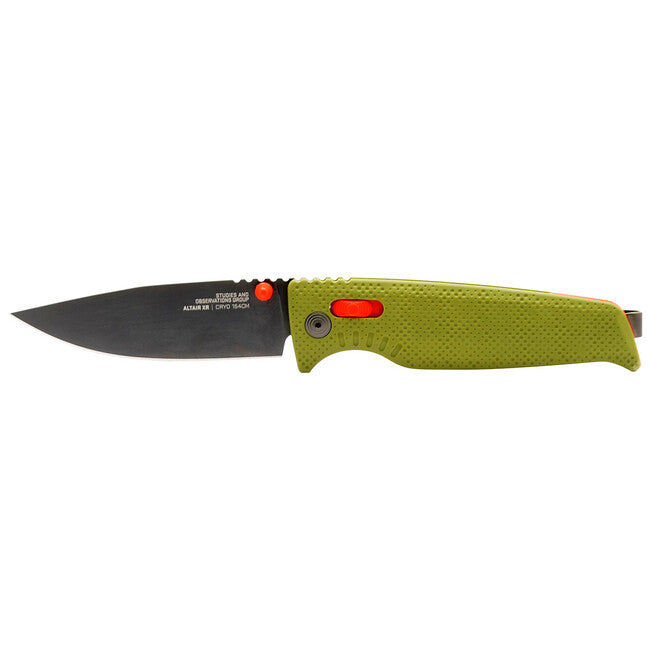 Sog Altair Xr coltello da chiusura, verde campo e blu pietra