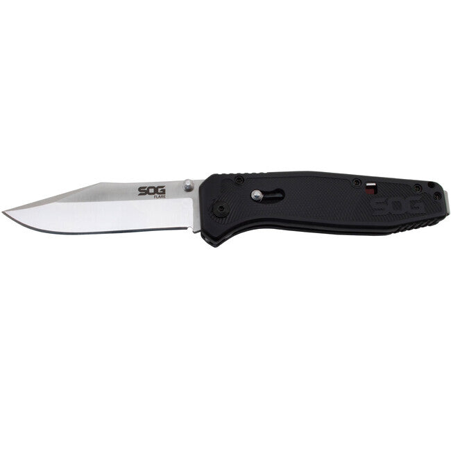 Sog Flare coltello da chiusura - satinato, diritto