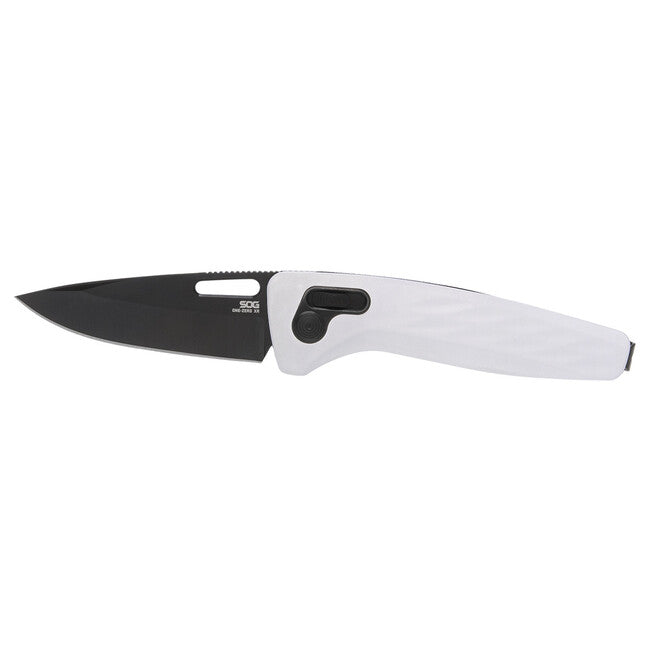 Sog One-Zero Xr coltello di chiusura, bianco al e nero cromo