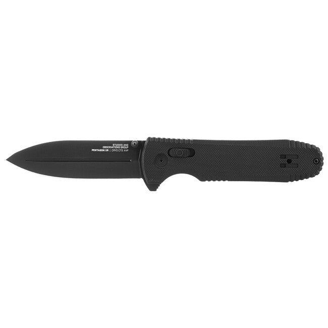 Sog Pentagon Xr coltello da chiusura, blackout