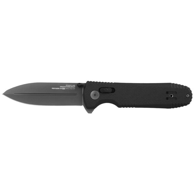 Sog Pentagon Xr Lte coltello di chiusura, nero e grafite
