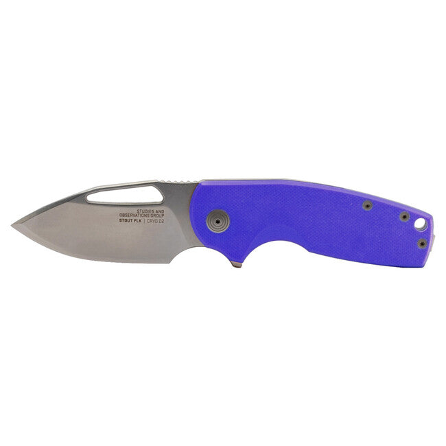 Sog Stout coltello di chiusura FLK - blu + stonewash