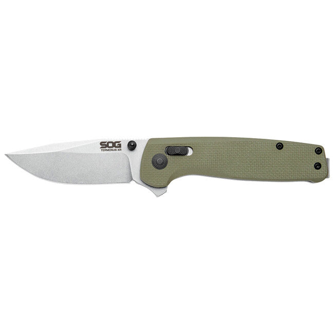 Sog Terminus Xr G10 coltello da chiusura, olive drab