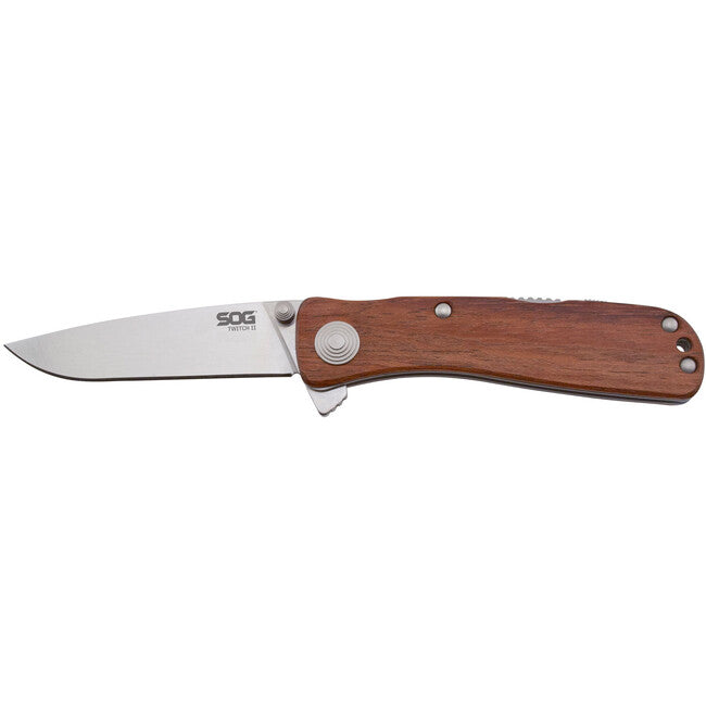 Sog Twitch Ii coltello da chiusura - manico in legno